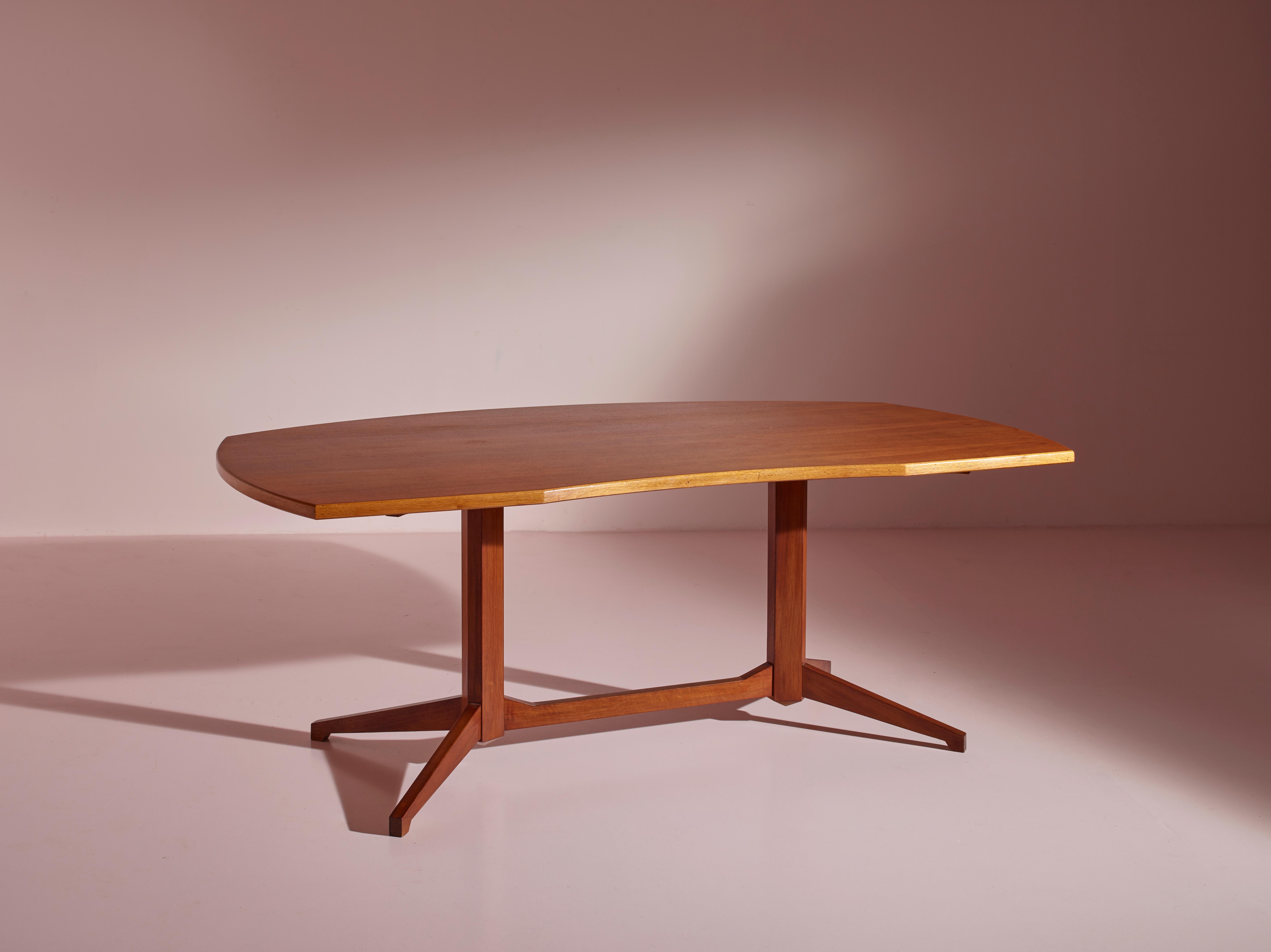 Escritorio de madera Franco Albini TL22 de Poggi Pavia, Italia, años 50 Madera en venta
