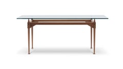 Franco Albini TL3 Table for Cassina, Glass & Wood, Mid-Century Modern