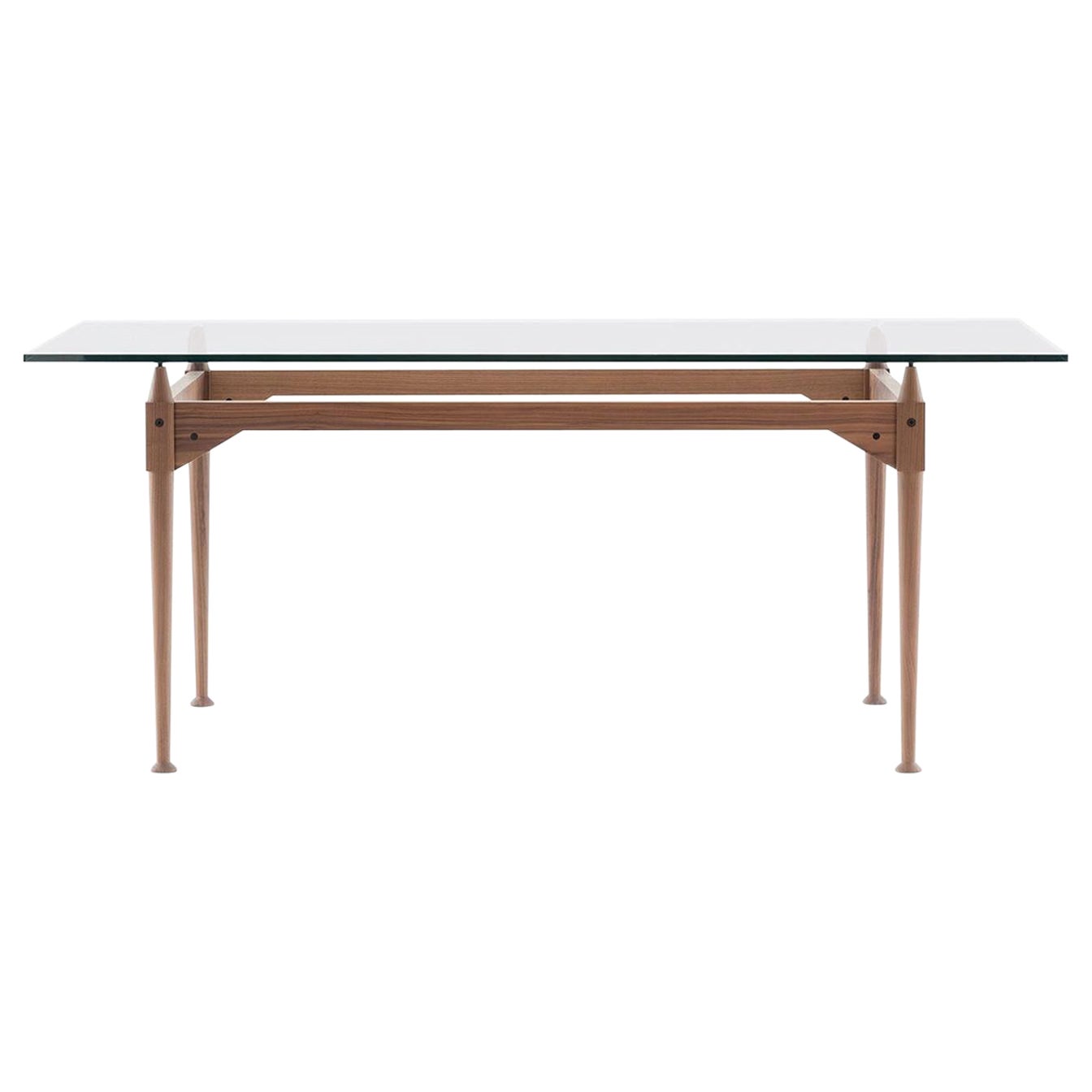 Franco Albini TL3 Table, Wood and Glass by Cassina