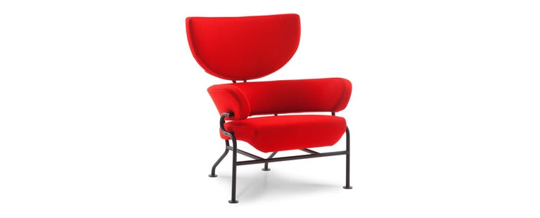 Armchair designed by Franco Albini in 1959. Relaunched in 2009.
Manufactured by Cassina in Italy.

In 1952, working with Franca Helg, his long-time assistant, Franco Albini designed Tre Pezzi, a contemporary restatement of the classic bergère chair.