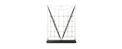 Franco Albini Veleiro Bookcase, Black Stained Wood by Cassina