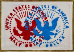 Franco Angeli 1960 Pop Art italiana Pittura firmata