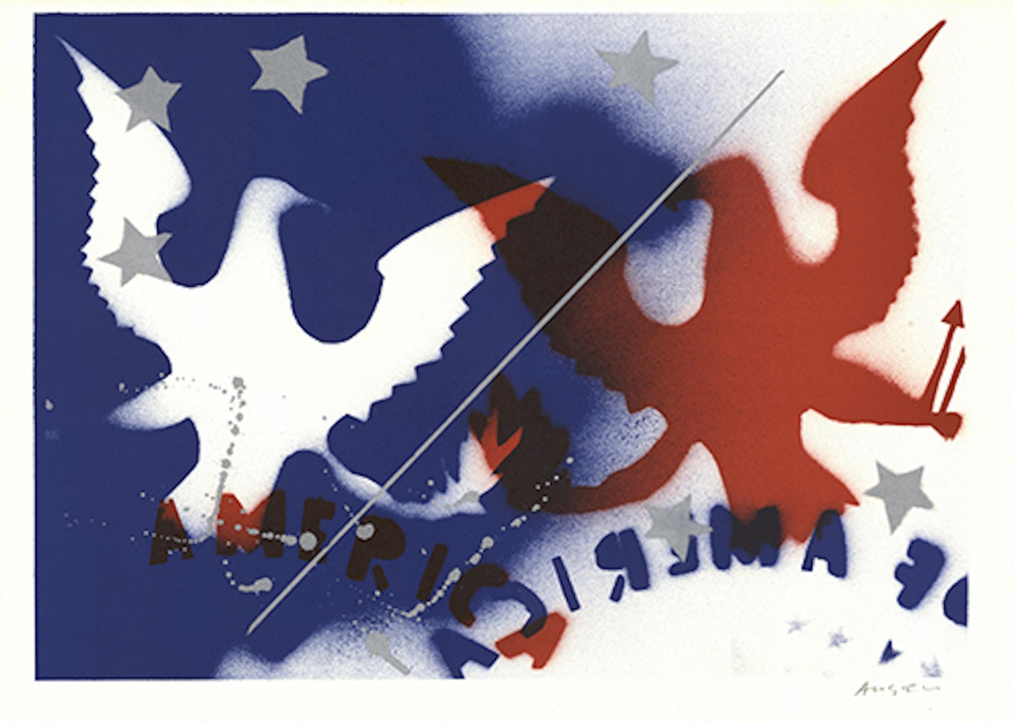America - Print by Franco Angeli