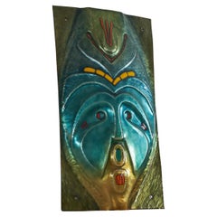 Franco Bastianelli Enameled Mask for Laurana Pesaro