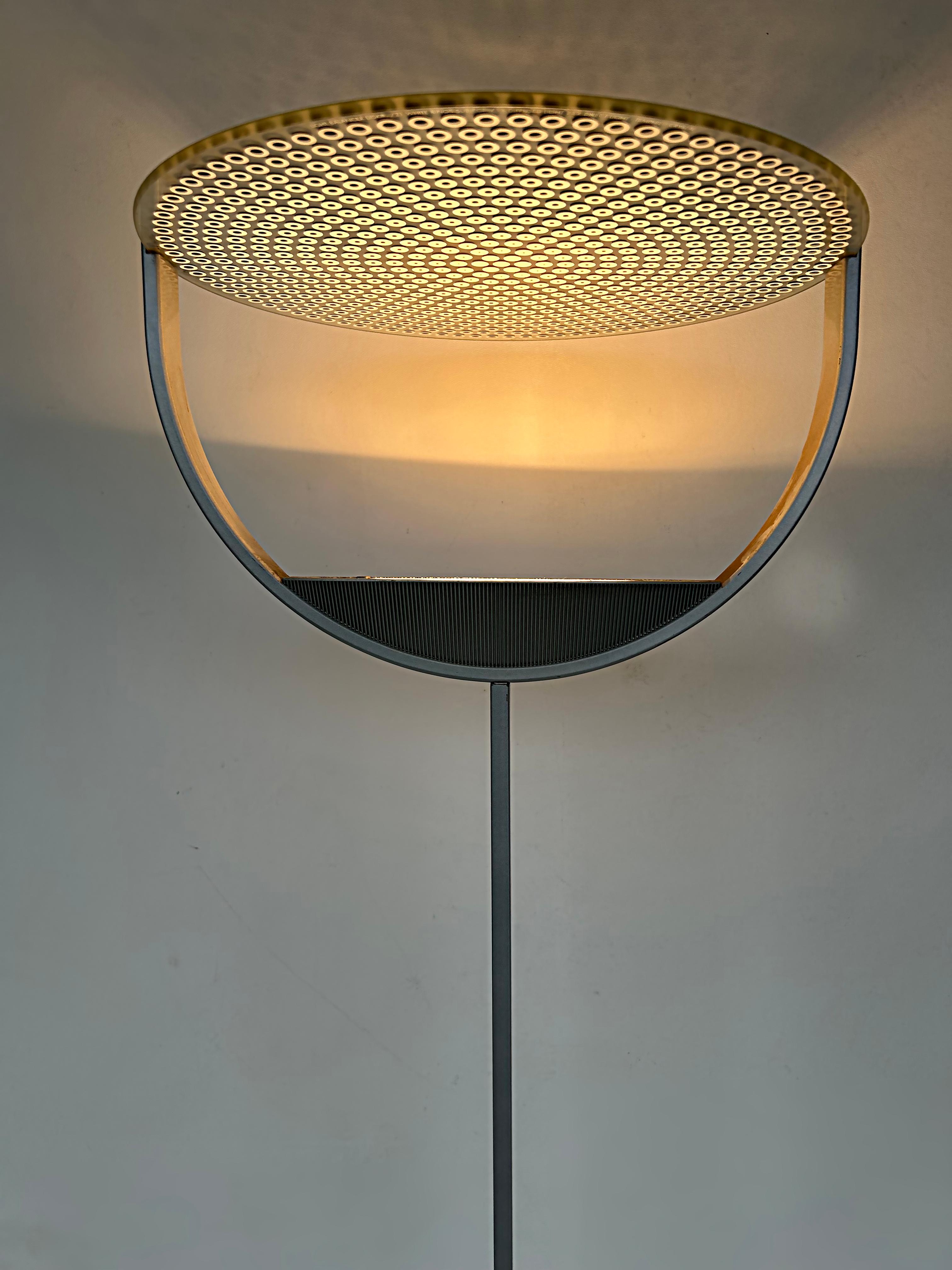 Late 20th Century Franco Bettonica, Mario Melocchi Cini & Nils Mixa Floor Lamp, Italy For Sale