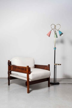 "Franco" Brazilian Midcentury Armchair, Brazilian Hardwood by Sergio Rodrigues