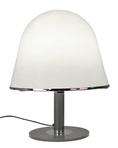 Franco Bresciani Midcentury "Kuala" Metal Italian Table Lamp for Guzzini, 1970s
