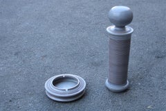 Franco Bucci 1970 Porcelain Ashtray Jar with Lid 1970s Italian Design