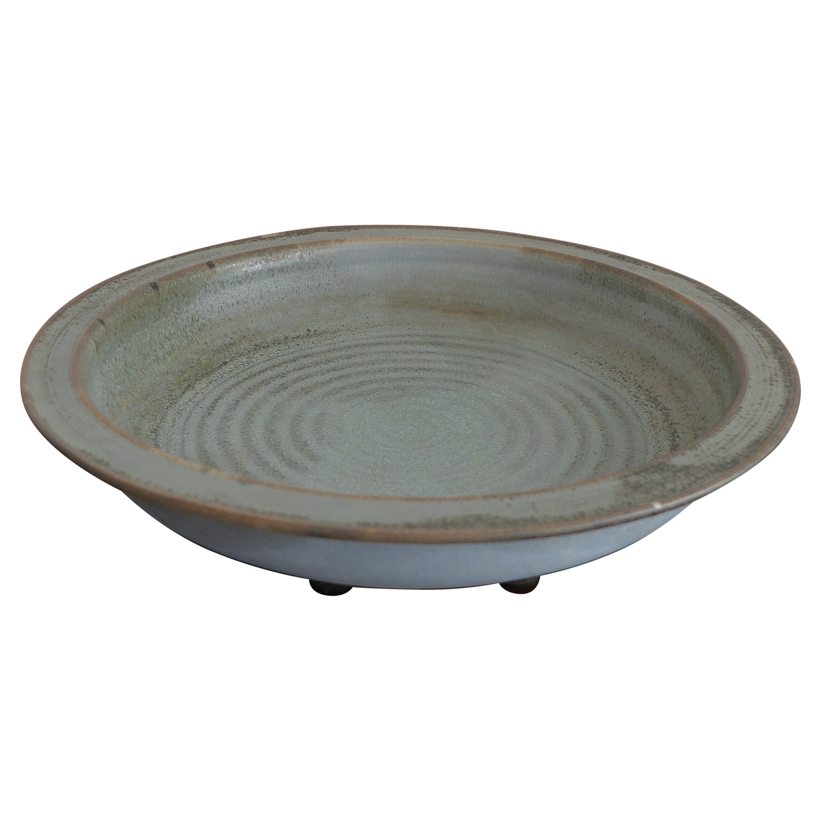 Franco Bucci Italian Ceramic Bowl Centerpiece, 1970s