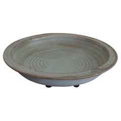 Centrotavola con ciotola in ceramica italiana di Franco Bucci, anni '70