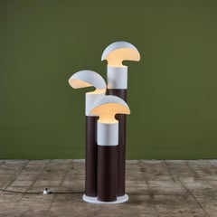 Franco Buzzi Ceriani Tri-Shade Metall Stehleuchte