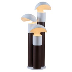 Franco Buzzi Ceriani Tri-Shade Metal Floor Lamp
