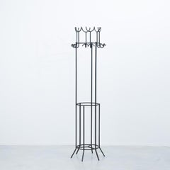 Franco Campo and Carlo Graffi Iron Rod Prisco Coat Stand for HOME - Italy, 1961