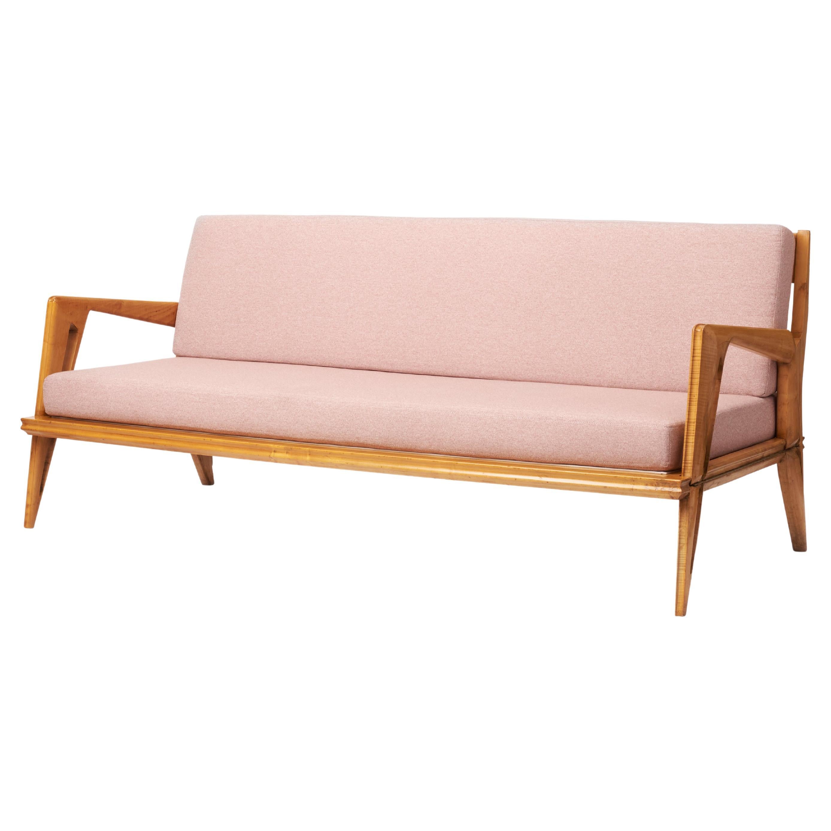 Attributed to Franco Campo and Carlo Graffi Mid-Century Italian Sofa For Sale