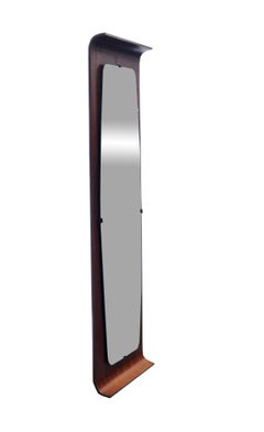 Franco Campo & Carlo Graffi for Home Bent Plywood Wall Mirror, Italy, 1960s