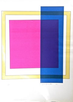 Composition IX - Screen Print by Franco Cannilla - 1970ca