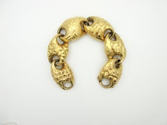 Franco Cannilla Sculpted Anchor Link Bracelet, 1950s