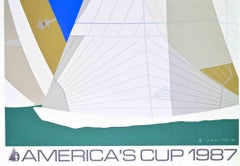 America's Cup 1987 - Screenprint by Franco Costa - 1986