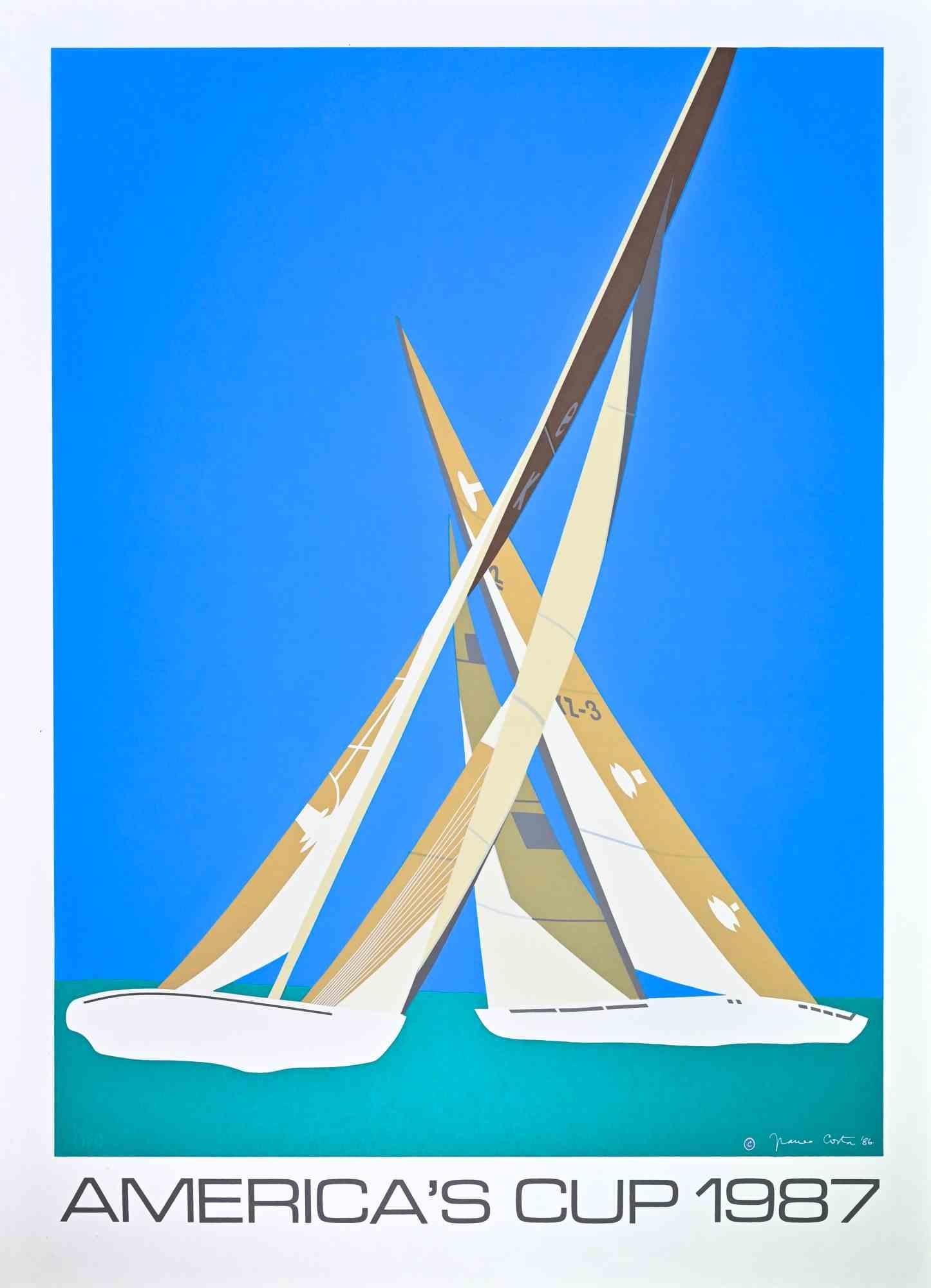 Screen print on paper realized in 1986.

Signed and dated in the plate.

Excellent condition.