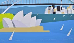 Dreaming and Sailing - Down Under... - Screen Print by Franco Costa - 1990s