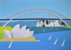 Dreaming and Sailing - Down Under... - Screen Print by Franco Costa - 1990s
