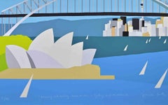 Dreaming and Sailing - Down Under ... - Screenprint by Franco Costa - 1990s
