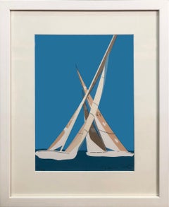 Franco Costa 
America
s Cup
 1980- Serigraph- Signed