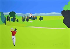 Golf 3 - Siebdruck von Franco Costa - 1990er Jahre