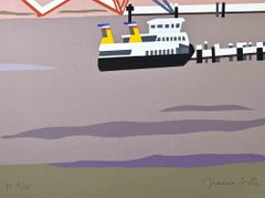 Spinnaker Reach at Down - Screenprint by Franco Costa - 1990
