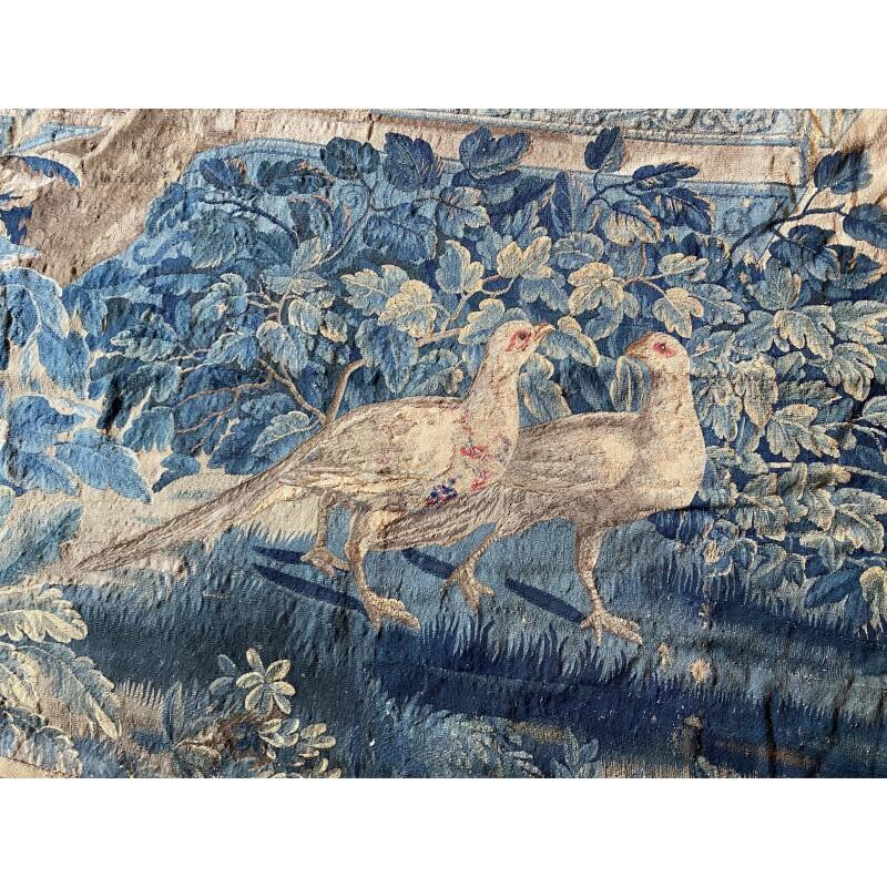 Franco-Flemish Tapestry In Fair Condition For Sale In New York, NY