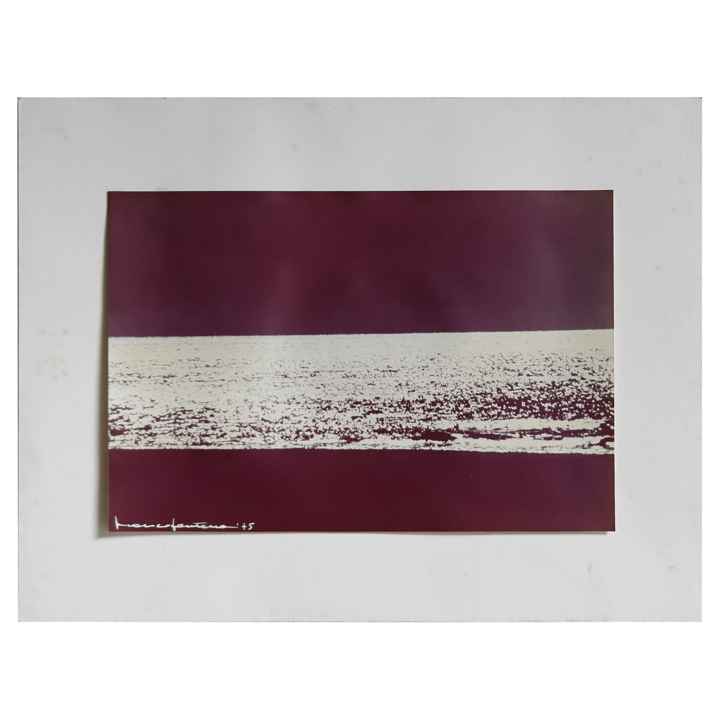 Franco Fontana Italian Print Vintage Photo "Adriatico" 1975