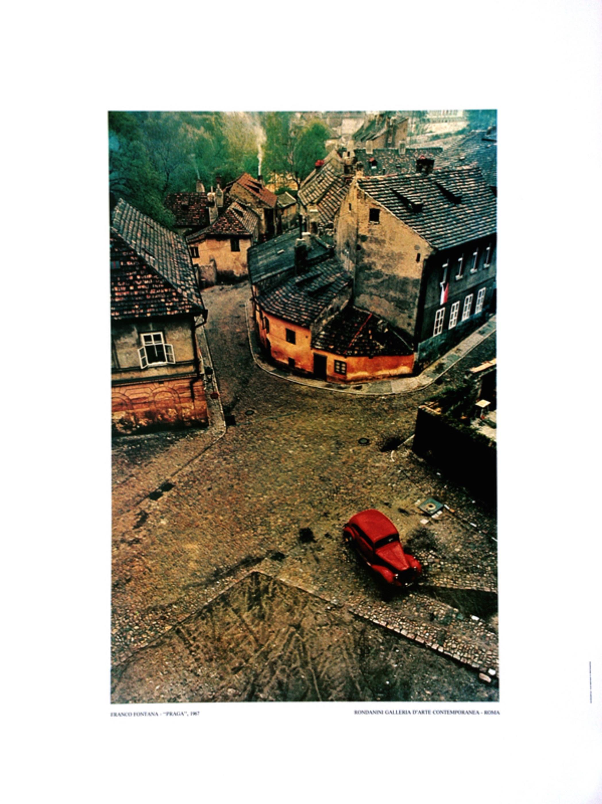 Praga - Poster d'epoca di Franco Fontana - 1967