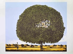 The Tree- Screen Print by Franco Fortunato - 1990s