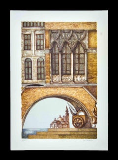 Untitled - Lithograph by Franco Fortunato - 1990