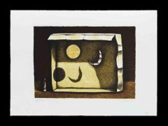 Untitled – Lithographie von Franco Fortunato – Franco Fortunato – 1990