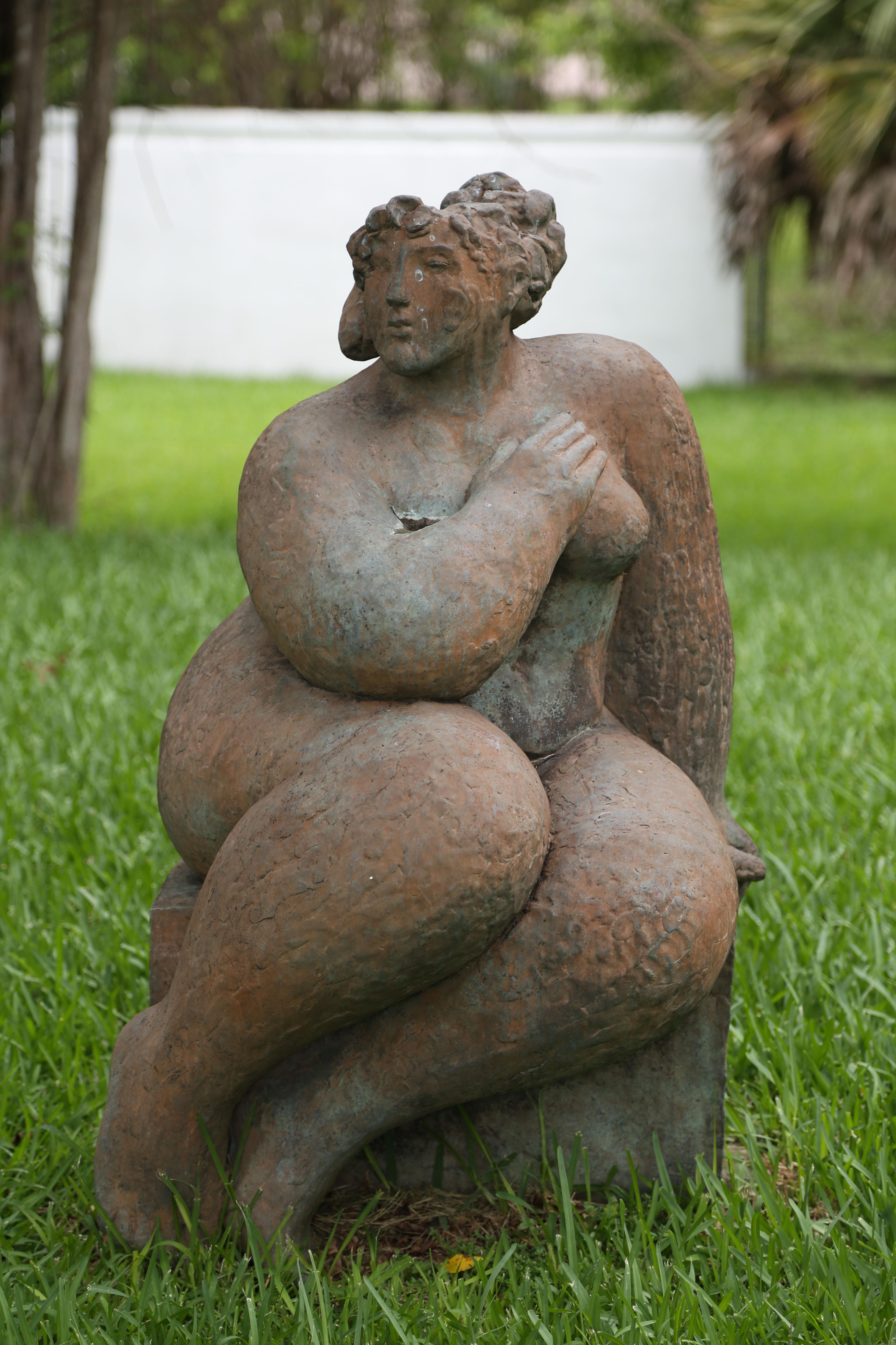 Figura Seduta (Zeitgenössisch), Sculpture, von Franco Franchi