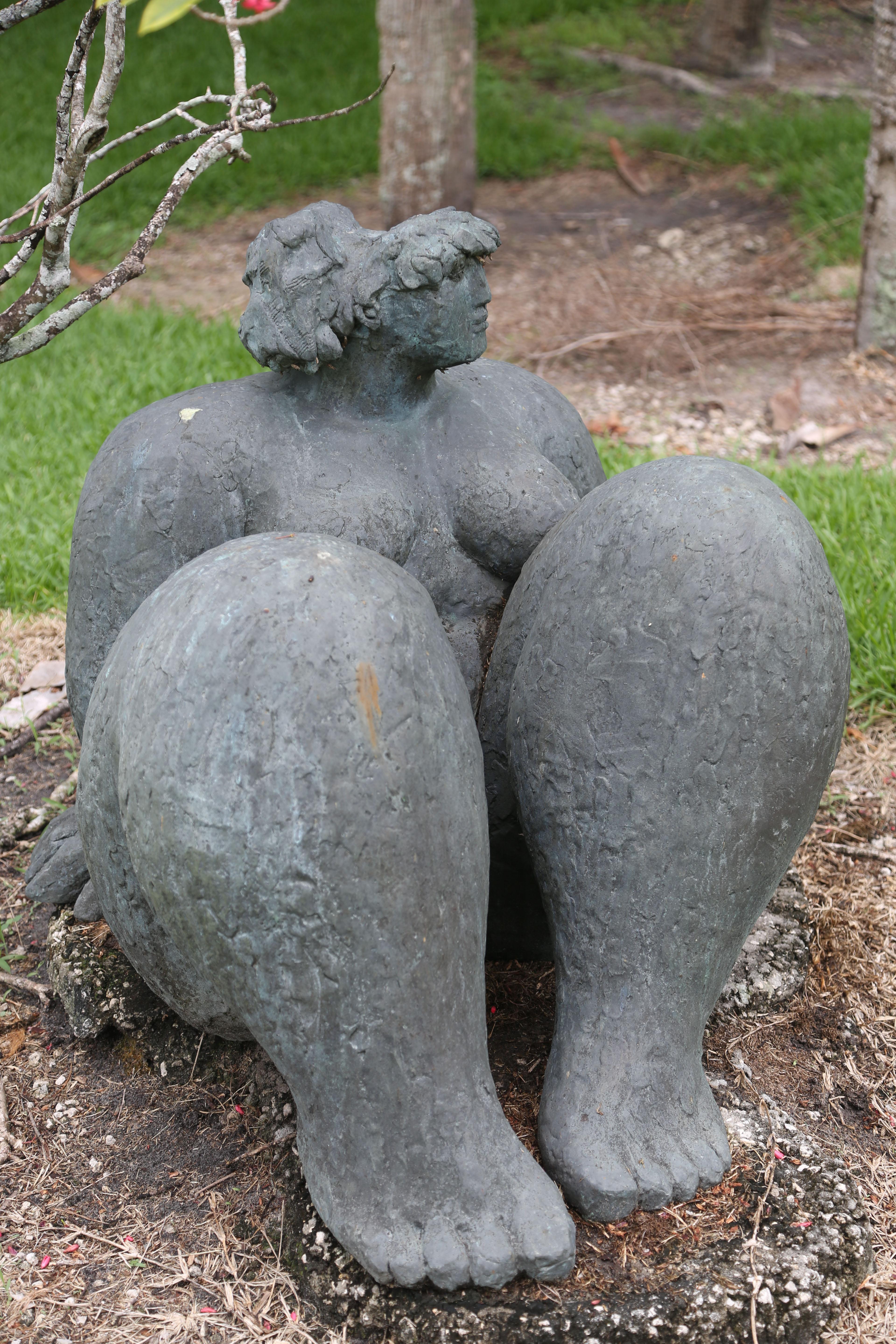 Figura Seduta - Contemporary Sculpture by Franco Franchi