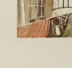 Architectures - Lithograph by Franco Gentilini - 1970s