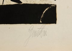 Castles - Etching by Franco Gentilini - 1968