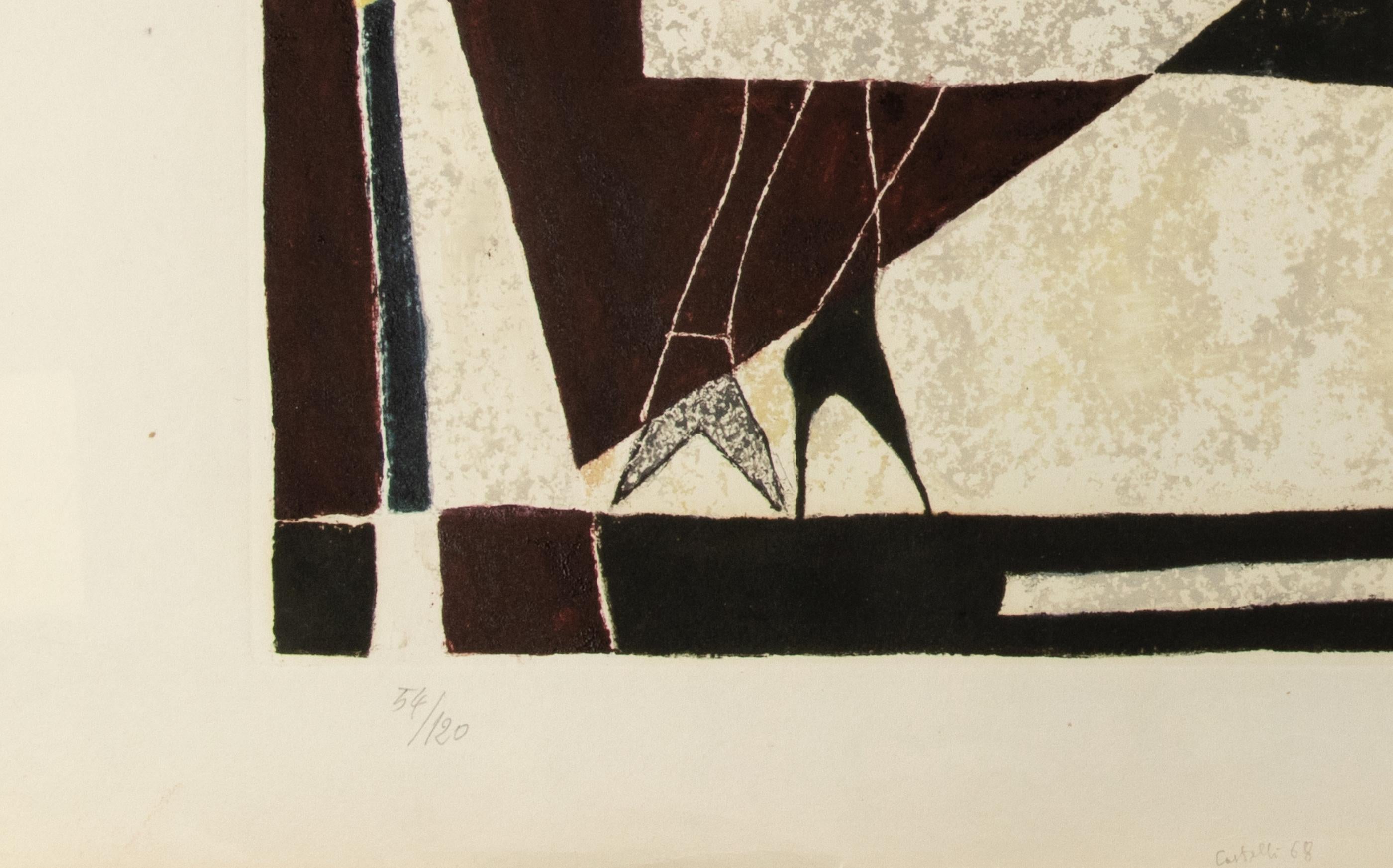 Castles - Etching by Franco Gentilini - 1968 For Sale 2