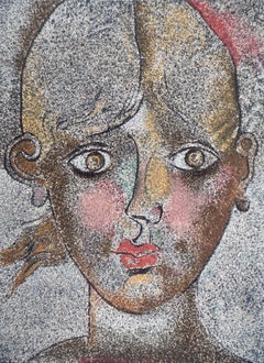 Franco Gentilini, Head of a Young Girl, from XXe siecle, 1978