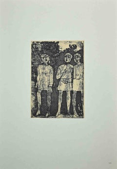 Figura - Offset d'epoca byFranco Gentilini - Anni '70