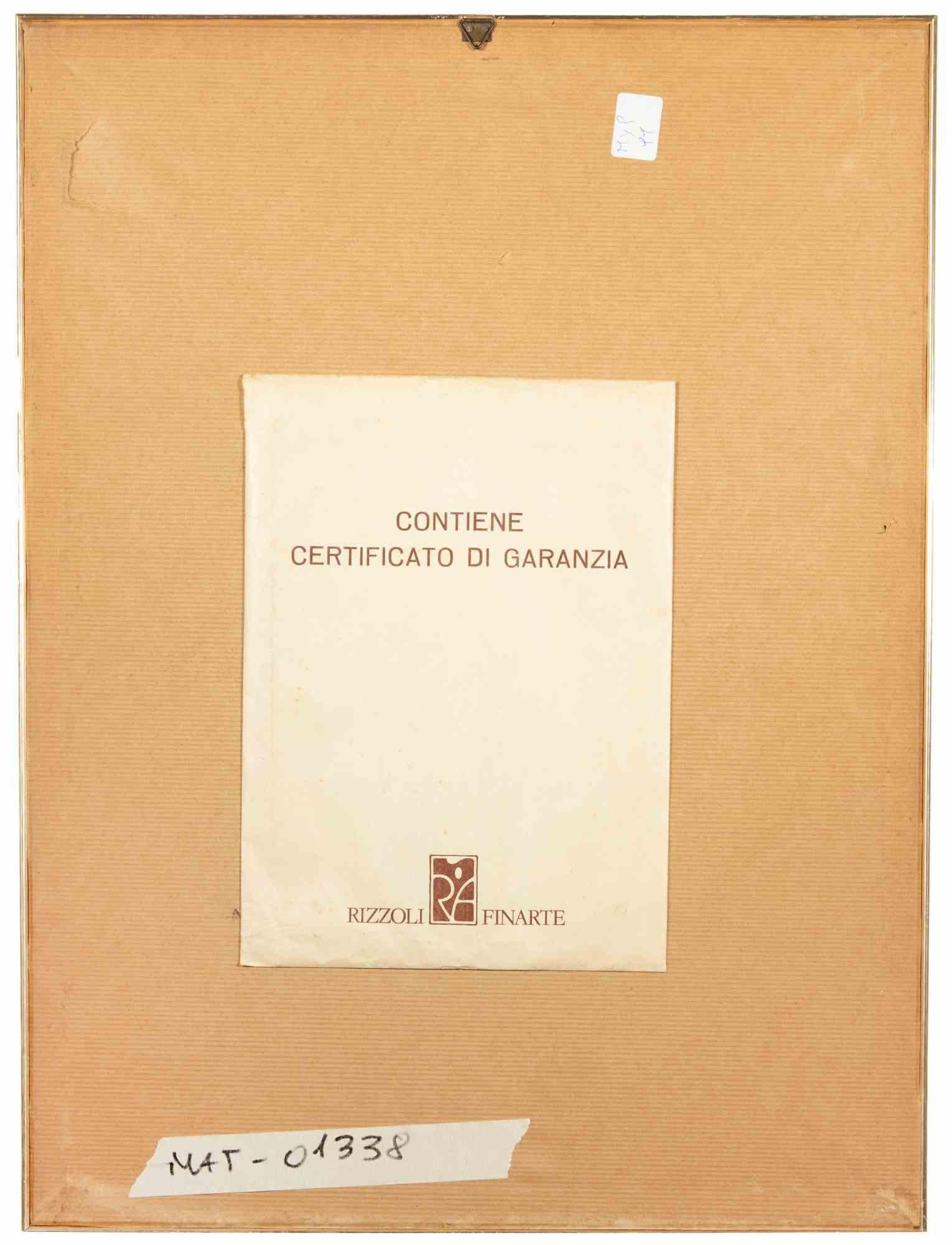 Figuras - Litografía de Franco Gentilini - Años 70 en venta 3