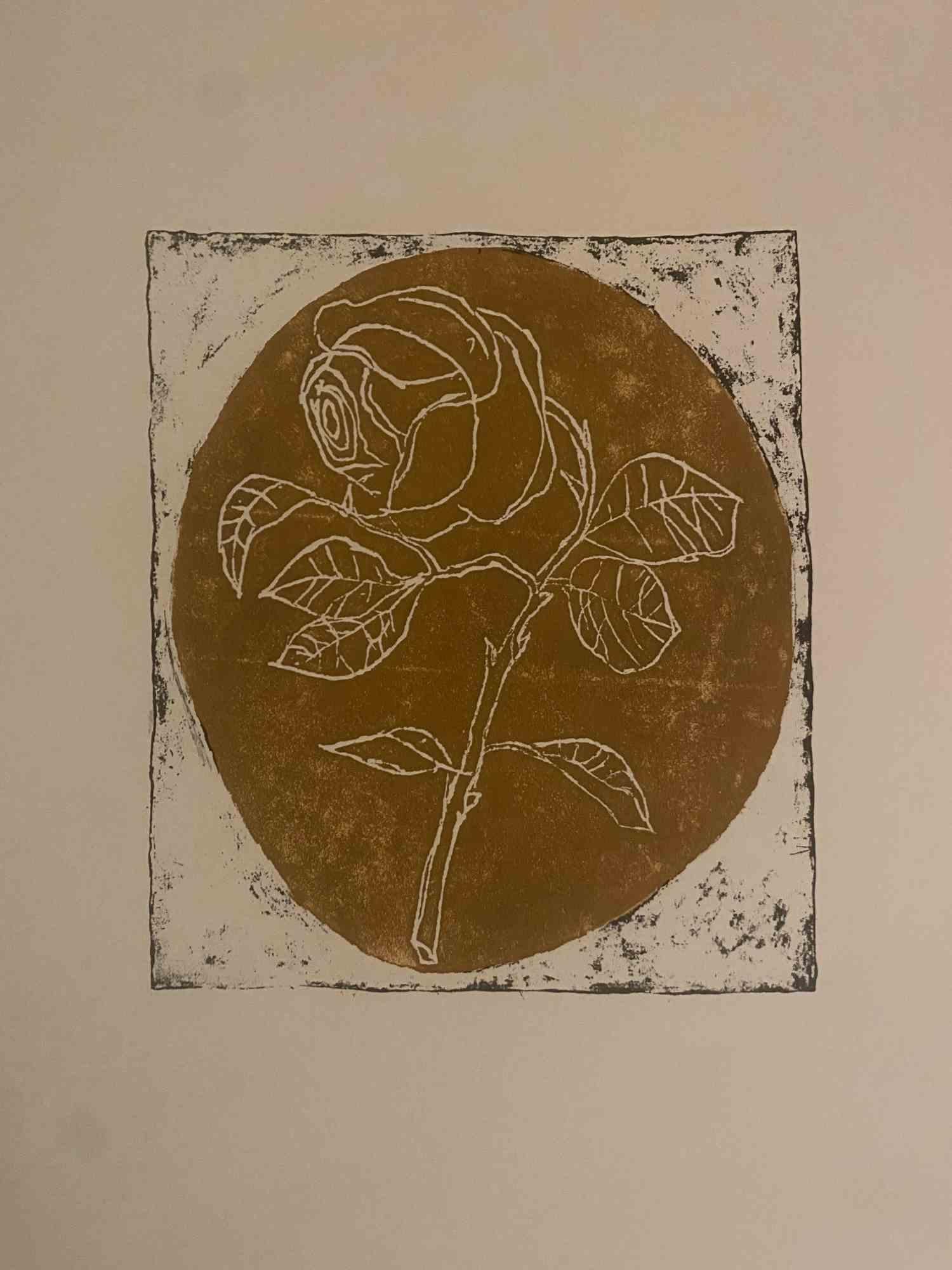 Flower is a Vintage Offset Print on ivory-colored paper, realized by Franco Gentilini (Italian Painter, 1909-1981) in the 1970s.

The state of preservation of the artwork is excellent.

Franco Gentilini (Italian Painter, 1909-1981): Gentilini's