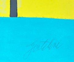 Franco Gentilini (1909 - 1981) - Farbserigrafie auf Papier - 1975