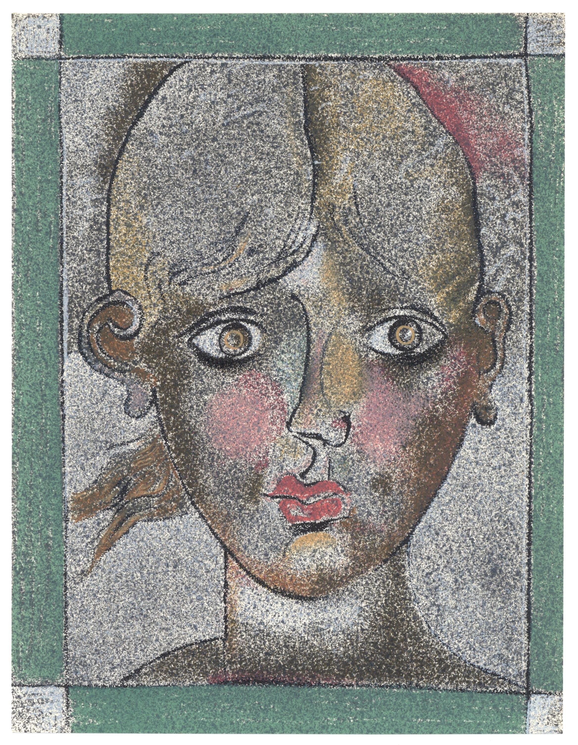 Gentilini, Composition, XXe Siècle (after) - Gray Abstract Print by Franco Gentilini