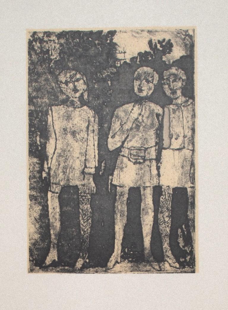 Mädchen ist ein Offsetdruck auf elfenbeinfarbenem Papier, realisiert von Franco Gentilini (italienischer Maler, 1909-1981), in der zweiten Hälfte des 20. Jahrhunderts.

Der Erhaltungszustand der Kunstwerke ist ausgezeichnet.

Nicht unterzeichnet.