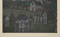 Veduta notturna - Acquaforte di Franco Gentilini - Anni '70