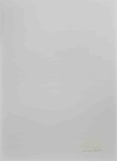 Nudo di spalle - Litografia di Franco Gentilini - Anni '70