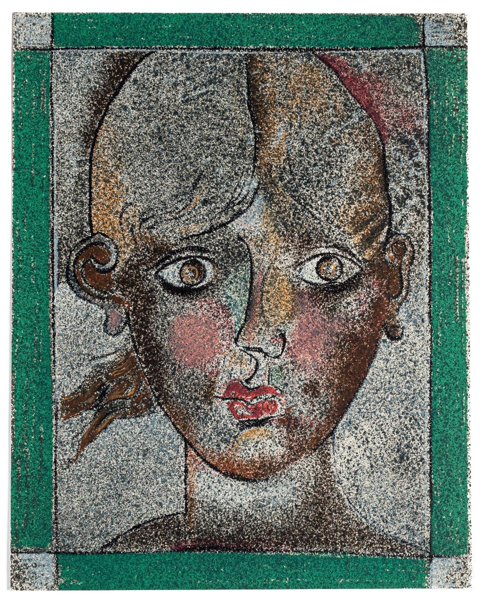 Woman's Face is a lithograph realized by Franco Gentilini

Perfect conditions.

The artwork represents a face of woman in a greenish frame through soft and confident strokes, with bright colors, the colors in her face are created a feeling of